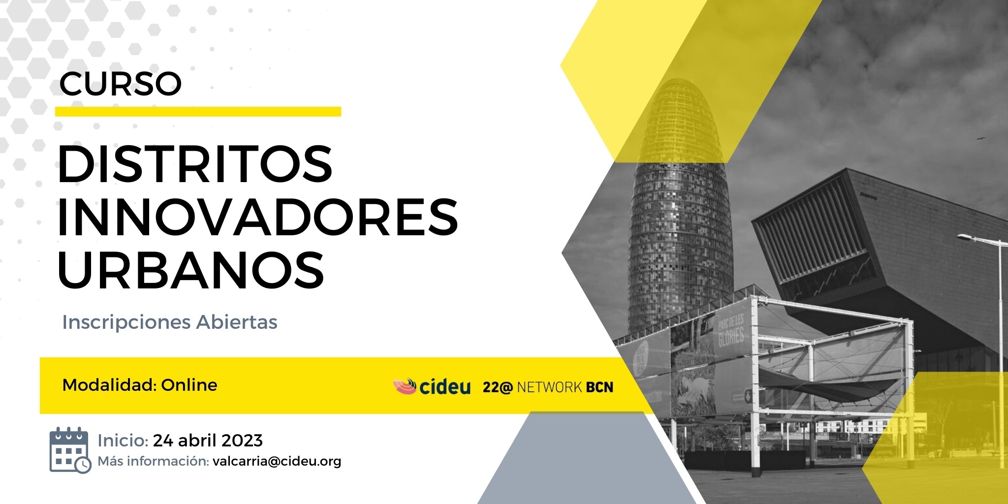 <span style="color: #e26285;">Curso:</span> Curso Distritos Innovadores Urbanos<span style="color: #e26285;">Pago al contado</span> - Imagen 2